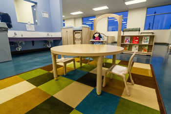 toddler table and chairs with sinks